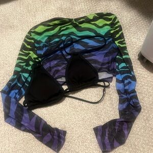 Rave / swim top set